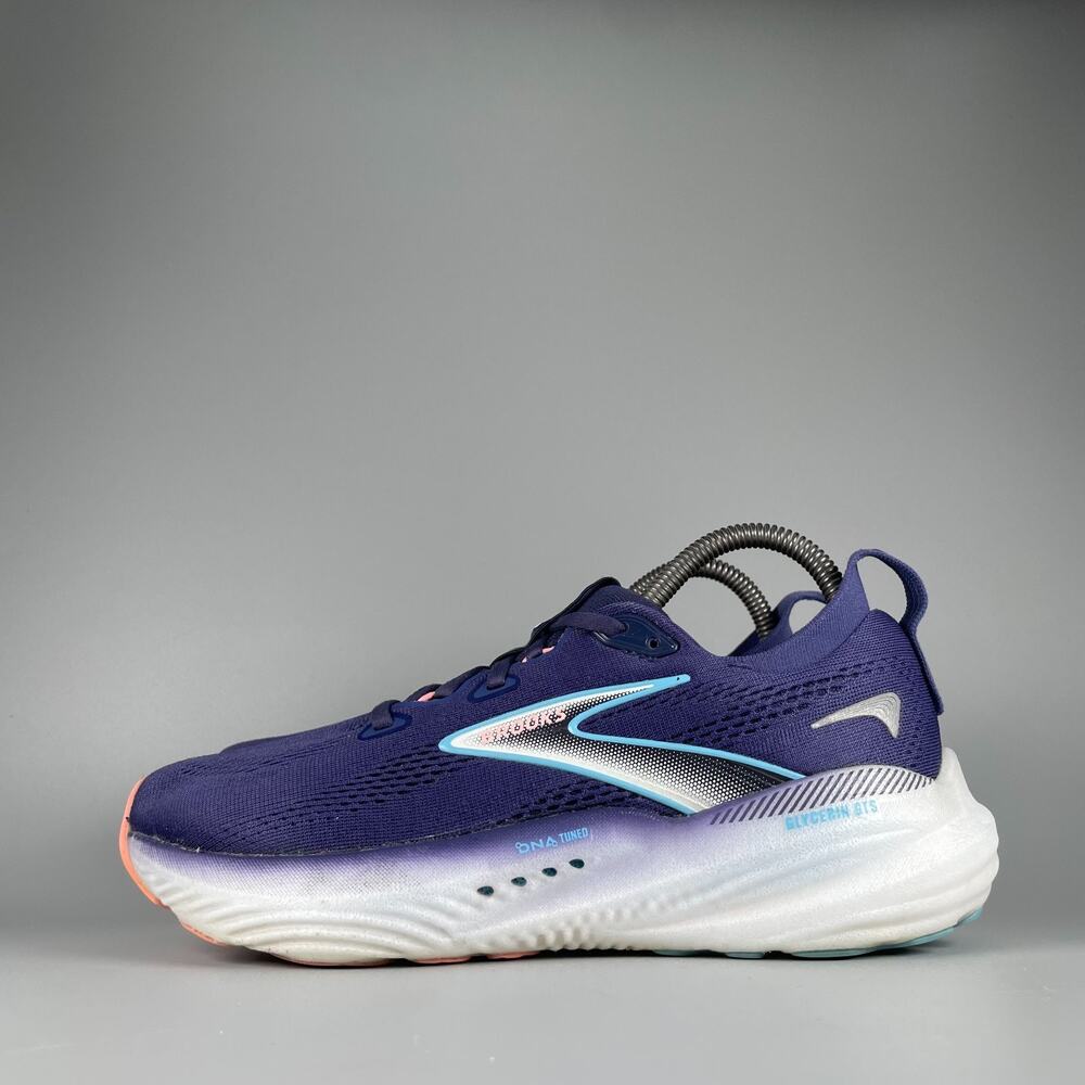 Brooks Glycerin 22 Women's Size 7.5 Blue Mesh Running Shoes Comfort Sneakers EUC